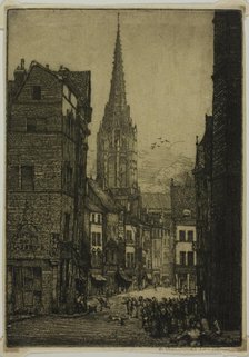 Rue du Chasseur, Rouen, 1903. Creator: Donald Shaw MacLaughlan.