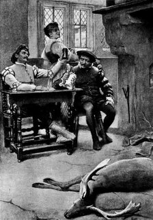 "Here's a Health to the Lass!" - by John Scott, 1895. Creator: Unknown.