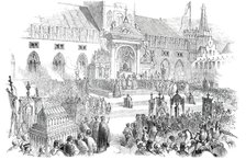 Jubilee of St. Sang, at Bruges - the Benediction at the Cathedral, 1850. Creator: Unknown.