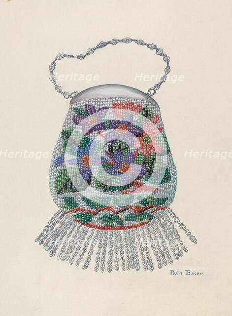 Purse, c. 1937. Creator: Ruth Buker.