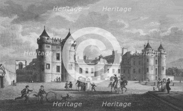 'Palace of Holyrood', 1831.  Artist: William Home Lizars.