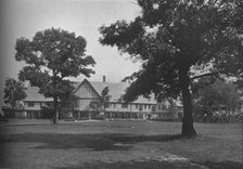 Front elevation of the clubhouse, Glen View Club, Glenview, Illinois, 1925. Artist: Unknown.