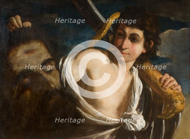 David with the Head of Goliath, 1630-1660. Creator: Giuseppe Caletti.