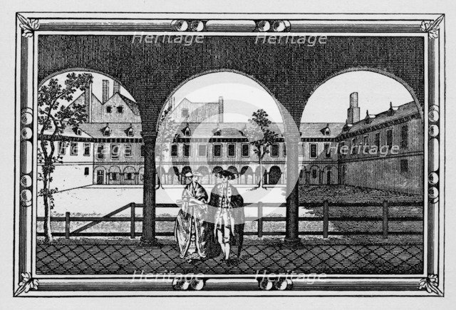 Gresham College, City of London, c18th century (1911). Artist: Unknown.