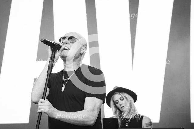 Glenn Gregory, Heaven 17 live at Heritage Live, Audley End House, Essex, Aug 2023. Creator: Annapaola Marchesani.