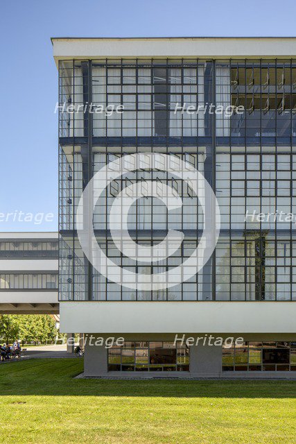 The Bauhaus building, Dessau, Germany, 2018.  Artist: Alan John Ainsworth.