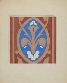 Floor Tile, c. 1936. Creator: Walter W. Jennings.