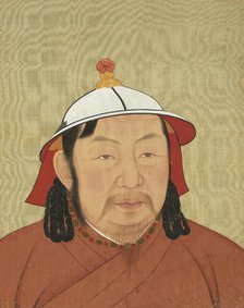 Portrait of Buyantu Khan (1285-1320), 14th century. Creator: Chinese Master.
