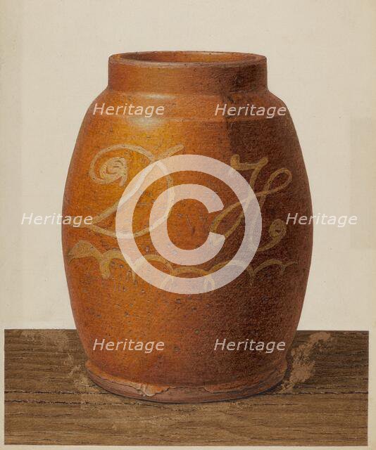 Spice Jar, c. 1937. Creator: John Matulis.