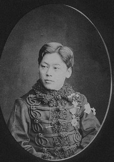 Sagen Ishizuka (1850-1909) at the Age of 26, 1876. Creator: Anonymous.