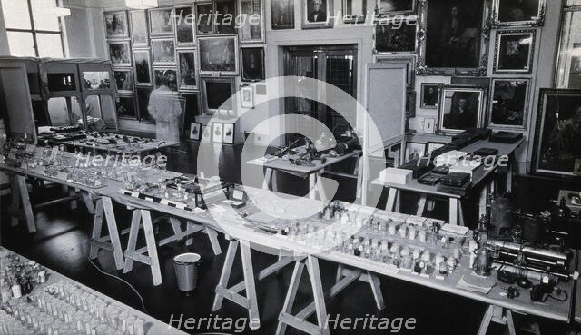 The Wellcome Research Institution building, Euston Road, London: south west corner of the..., 19--. Creator: Unknown.