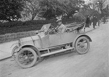 Swift car taking part in a motoring trial, c1920s(?)  Artist: Bill Brunell.