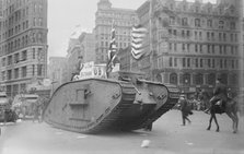British tank on 5th Ave., 25 Oct 1917. Creator: Bain News Service.
