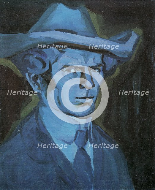 Self-Portrait, 1909. Artist: Kubista, Bohumil (1884-1918)