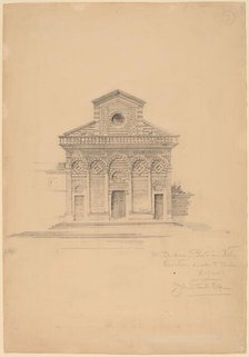 St. Andrea, Pistoia, c. 1896. Creator: John Russell Pope.