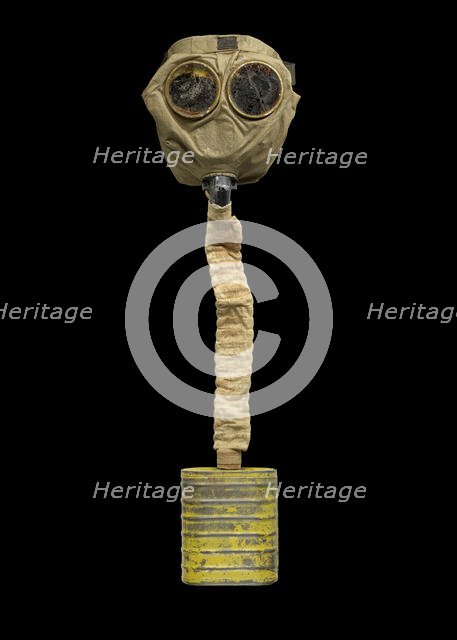 Small box respirator, 1917-1918. Creator: Unknown.