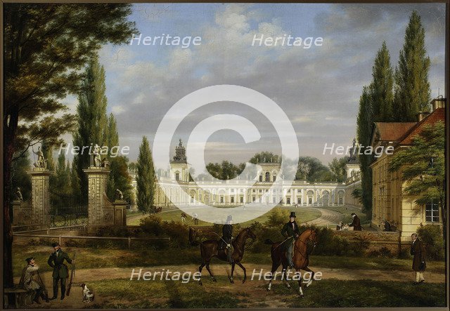 View of the Wilanów Palace, 1833.