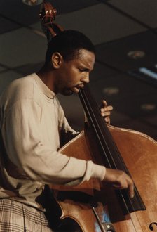 Bob Hurst, Jazz Inn Party, Nordwijk, Netherlands, 1989. Creator: Brian Foskett.