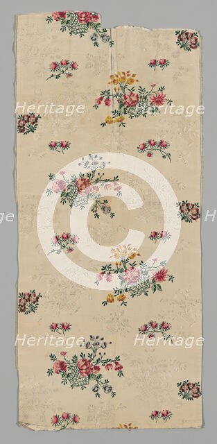 Panel (From a Dress), England, c. 1745/46. Creator: Unknown.