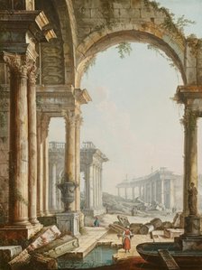 Capriccio with Ruins. Creator: Pietro Bellotti.