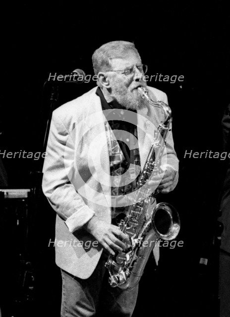 Lew Tabackin, Brecon Jazz Festival, Brecon, Powys, Wales, 1999. Artist: Brian O'Connor.