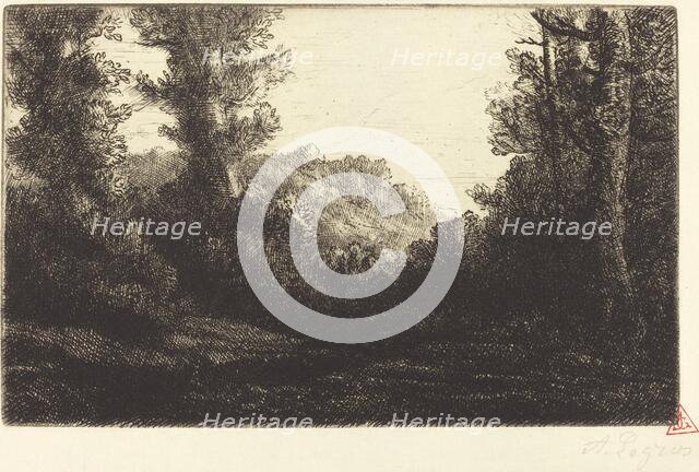 Edge of a Wood (Lisiere de bois). Creator: Alphonse Legros.