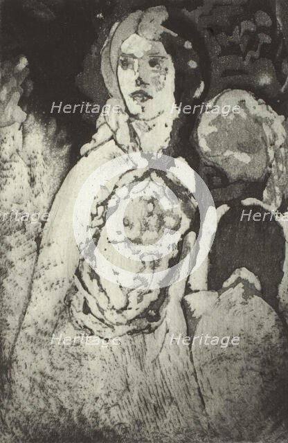 Young Muse, 1920. Creator: Arthur Davies.