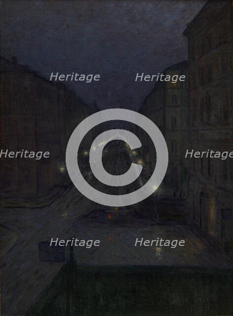 Roslagsgatan, Stockholm, c1895. Creator: Nordström, Karl (1855-1923).