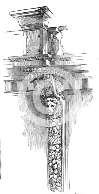 Truss Supporting the Gallery, St. George's Hall, Liverpool, 1854. Creator: Unknown.