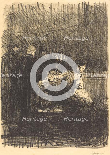 Recess of the Hearing, 1914. Creator: Jean Louis Forain.