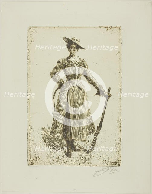 Mrs. Thompson Seton, 1901. Creator: Anders Leonard Zorn.