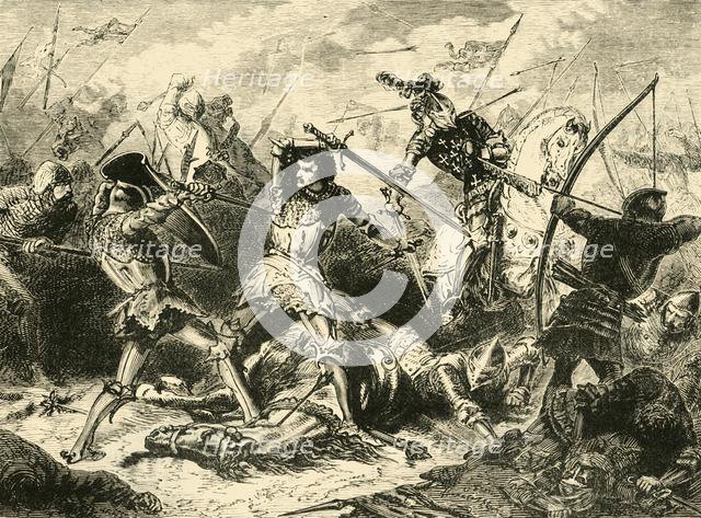 'The Battle of Agincourt', (1415), 1890. Creator: Unknown.