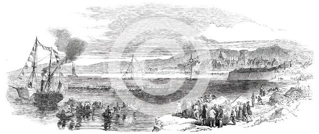Ships' Boat-Race at Cherbourg, 1850. Creator: Unknown.