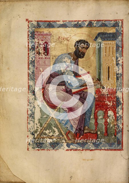 Saint Mark; Gospel Book, early 13th century. Creator: Unknown.