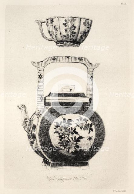 History of the Ceramic Art: A Descriptive and Philosophical Study of the Pottery...(Plate IV), 1877. Creator: Jules Jacquemart (French, 1837-1880).