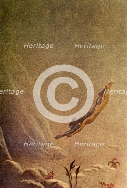 'They arrived at the abode of the Water-god', 1914. Creator: Unknown.