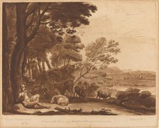 Landscape No. 15 from "Liber Veritatis", 1774. Creator: Richard Earlom.