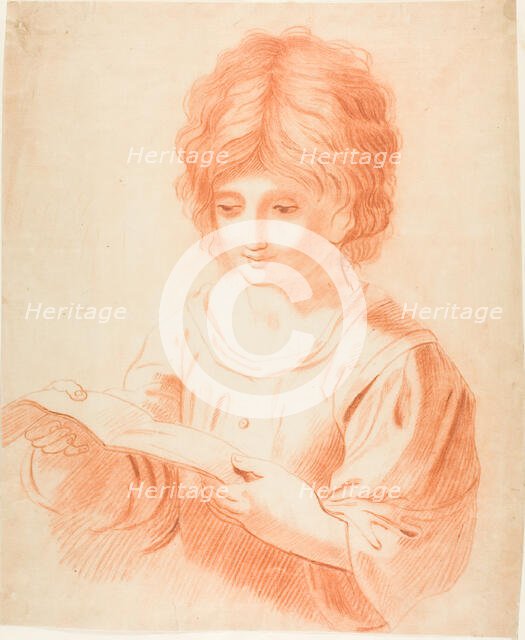 Boy Reading, n.d. Creator: Unknown.