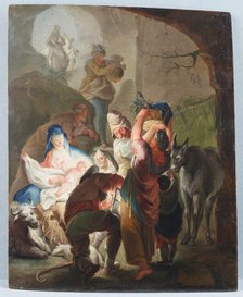Adoration of the Shepherds, between 1730-1745. Creator: Unknown.