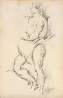 Study of the Allegorical Figure of the Genius of Health from Rubens' "The Birth of..., 1895/1898. Creator: Paul Cezanne.