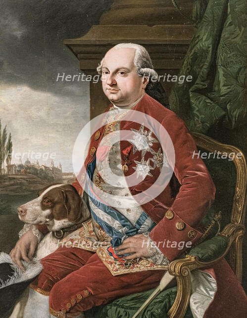 Portrait of King Ferdinand IV of Naples and Sicily (1751-1825), 1778-1779. Creator: Zoffani, Johann (1733-1810).