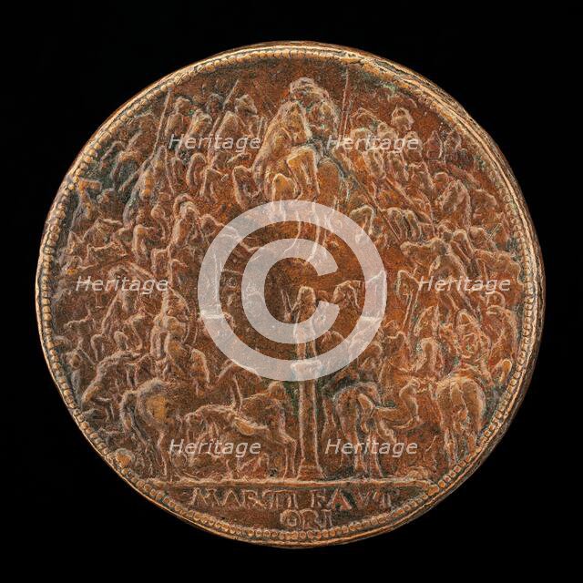 Battle between the Hungarians and the Turks [reverse], late 15th century. Creator: Unknown.