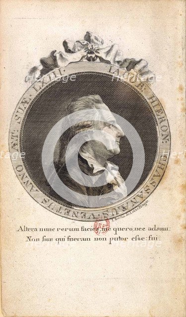 Portrait of Giacomo Girolamo Casanova (1725-1798). Artist: Berka, Johann (1758-1815)