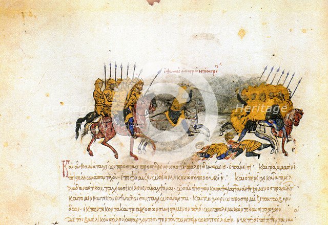 Miniature from the Madrid Skylitzes, 11th-12th century. Artist: Anonymous  
