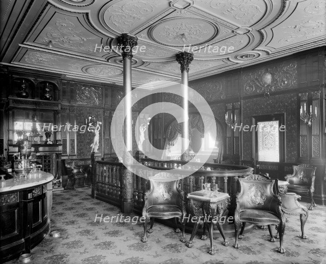 The interval bar in The Leicester, Leicester Square, London, 1895. Artist: Bedford Lemere and Company