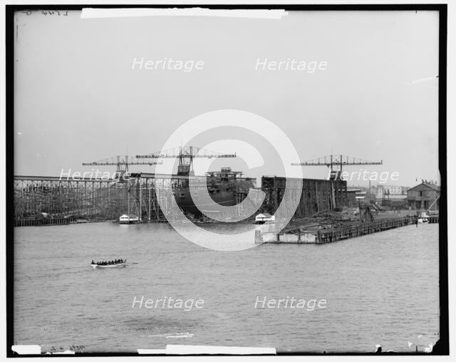 Water front, Newport News, Va., c1905. Creator: Unknown.