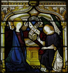 Panel with The Annunciation, French, ca. 1440. Creator: Unknown.
