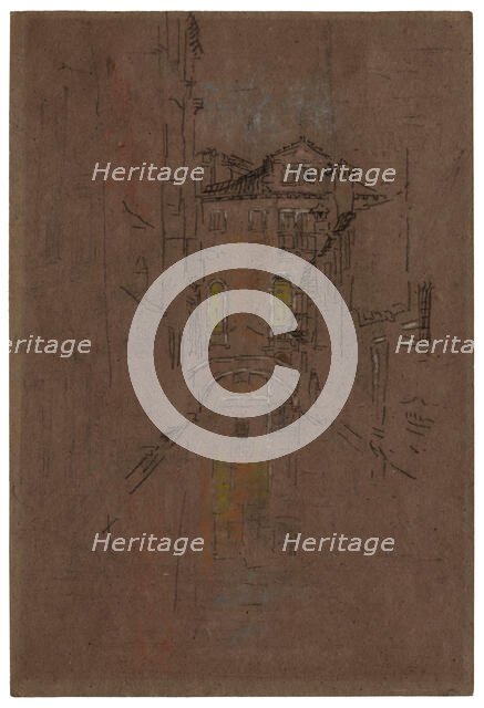 A Venetian Canal, 1879-1880. Creator: James Abbott McNeill Whistler.