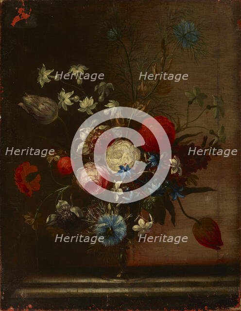 Bouquet of Flowers, turn of the 18th and 19th centuries. Creator: Unknown.