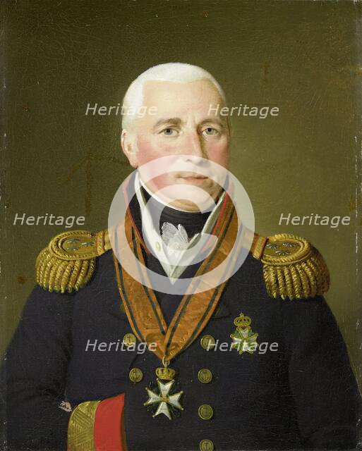 Portrait of Gerrit Verdooren (1757-1824), Vice-admiral, 1814-1820. Creator: Adriaan De Lelie.